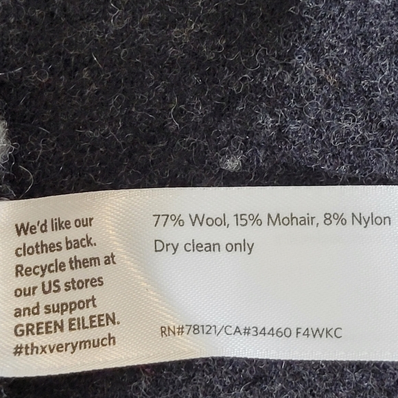 Eileen Fisher The Fisher Project Mixed-Media Sweater - S - Picture 10 of 11